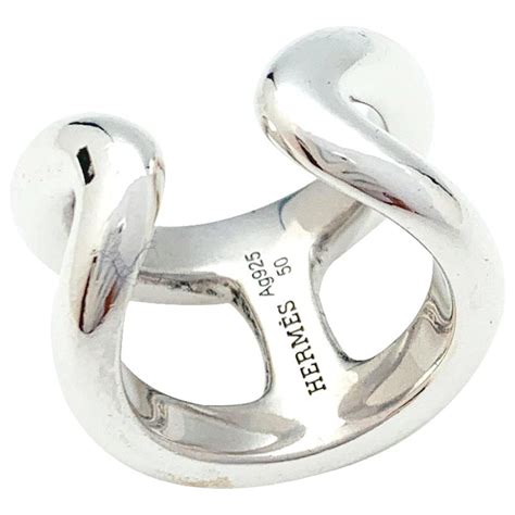 bague argent style hermes|bijouterie hermes.